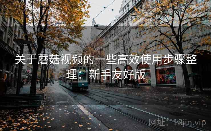 关于蘑菇视频的一些高效使用步骤整理：新手友好版